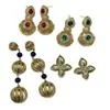Brincos Pendentes Exagerados Personalidade Fashion Antigo Metal Pesado Argola de Prata 925 Brincos Estilo Frio para Mulheres
