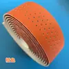 Agarre para Coche de Carretera con Cuero Perforado Transpirable Antideslizante Absorbente de Sudor Amortiguador Correa para Bicicleta Fibra Super Imitación de Cuero Engrosado