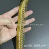 Venta directa de fábrica: Ribete de encaje con hilo dorado de 2.5CM, adecuado para mercados nacionales e internacionales, utilizado como accesorio de prenda para vestidos, faldas y otras prendas de vestir