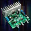 Placa Amplificadora de Subwoofer TDA7379 Estéreo 2.1 de Tres Canales 64W Fuente de Alimentación Única AC/DC 12V Amplificador de Coche