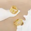Adornos Populares Europeos y Americanos Zirconia Microincrustada Anillo Suelto Geométrico Estilo Ligero Moda Anillo de Dedo con Forma de Serpiente Personalizado para Mujeres