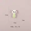 Loja de Sobremesas Temática de Comida Brilhante Acessórios de Resina Colher Panda Ímãs de Geladeira DIY Caixa de Papelaria Materiais de Brinquedo para Crianças