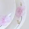 Pratos Cerâmicos Brancos Puros com Borda Dourada de 8 polegadas para Uso Doméstico Atacado Presentes Criativos Publicitários Personalizáveis Pratos Fundos de Porcelana