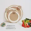 Materiais Decorativos Ecológicos para Jardim de Infância DIY Artesanal Corda de Cânhamo Pingente de Madeira Linho Retrô Pingente Decorativo de Parede Pingente