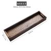 Bandeja de Madera Maciza y Bambú, Bandeja Larga para Frutas, Mesa de Centro para Sala de Estar, Juego de Té Japonés, Bandeja de Té, Club de Hotel, Estilo Tailandés Feng Shiai