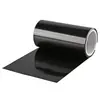 Material en rollo PET negro personalizado con adhesivo, lámina de película de poliéster esmerilado aislante, lámina PET opaca de plástico