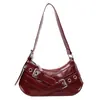 Bolso de Axila para Motociclista Estilo Europeo y Americano para Mujer 2025 Principios de Otoño Elegante Versátil Bolso de Hombro de Alta Gama para Viajar