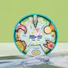 Ímã de Geladeira de Viagem National City Ímã de Madeira com Epóxi Disco Giratório Presente Criativo Ímã de Geladeira Pronto