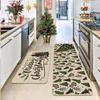 Decoración Navideña de Amazon Combinación de Felpudo para Cocina Festivo Árbol de Navidad Puerta de Entrada Felpudo Antideslizante Se Puede Etiquetar