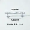 Manija de Mueble de Aluminio Sólido Estilo Europeo Clásico Moderno Simple para Armario, Gabinete, Cajón, Puerta
