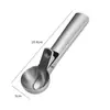 Cuchara retráctil para helado de acero inoxidable 304, cuchara para postres de repostería, cuchara para helado, fruta, sandía al por mayor