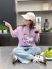 Camiseta Manga Curta Boneca Estéreo Infantil Estilo Coreano Tops Infantis Grandes Tops Infantis Meninas Novo Estilo Verão 2025