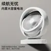 Mini ventilador recargable multifuncional, viento fuerte, luz nocturna, para escritorio de oficina, dormitorio pequeño, ventilador eléctrico silencioso