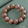 Pulsera de Madera de Ciprés Rojo Transfronteriza Multi-Círculo Cuentas de Oración Rosario Hecho a Mano DIY Joyería Versátil Portátil para Hombres y Mujeres