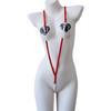Ropa interior sexy para mujer, sexy, con perlas, mono, pijama de cincha simple, venta al por mayor, generación 4033