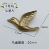 Nova moda criativa flor e pássaro acessórios de pintura decorativa resina pequena flor pássaro gaivota relevo tridimensional artesanato decoração de parede