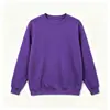 Sudadera Lisa de Cuello Redondo para Mujer, Talla Europea, Color Sólido, Chaqueta Casual Holgada Estilo Liso, Talla Europea