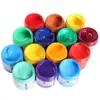 Set de Pintura Acrílica Mali Lata Grande 100ml Dorado 12 Colores Pintura Arte de Pared Colorear Cubeta Grande de 500ml