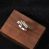 Anillo Abierto de Diseño Clásico para Mujer, Diseño de Moda de Gama Alta, Estilo Sencillo, Versátil, Anillo Único al por Mayor