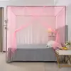 Mosquiteiro Novo Palácio Doméstico 1,5 m Cama de Casal 1,8 Porta Única Suporte Espessado Fio Antigo Espessado Criptografado