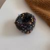 Diadema de lana ~ otoño e invierno alta elasticidad bola para el cabello cuerda para el cabello cuerda para el cabello felpa color mezclado lazo banda elástica para el cabello accesorios para el cabello