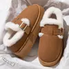 Botas de Nieve de Suela Gruesa para Mujer en Invierno 2025 Nuevos Zapatos de Pan Acolchados de Terciopelo Impermeables, Antideslizantes, Resistentes al Frío y Cálidos de Algodón