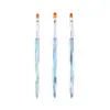 Conjunto de pincéis para nail art em estoque transfronteiriço, direto da fábrica, pincéis para nail art, ferramentas de nail art de cabeça redonda de silicone para manicures em gel