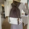 Mochila de Moda Estilo Coreano con Lunares para Mujer, Alto Valor Estético, Gran Capacidad, Diseño Único, Casual y Versátil