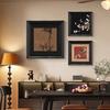 Pintura de Decoração de Sala de Estar Estilo Medieval, Pintura de Parede de Restaurante Retro de Alta Qualidade, Mural de Quarto com Combinação Quadrada de Arte de Nicho