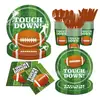 Set de vajilla desechable de fútbol Super Bowl Nuevo Transfronterizo Suministros para Fiestas Platos de Papel Desechables