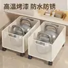 Estante de almacenamiento debajo del mueble del baño, carrito de baño, cesta de almacenamiento para detergente y polvo de lavandería, cesta para ropa sucia debajo del lavabo