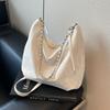 Bolso de moda de estilo coreano de gran capacidad para mujer, nuevo bolso de hombro informal de moda 2024, bolso cruzado con cadena, bolso de mano para axila.