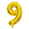Globos Digitales de 32 pulgadas de Ajuste Delgado Moldeadores de Cuerpo Accesorios de Decoración para Fiestas Globos Digitales de Papel de Aluminio Creación de Ambiente