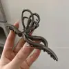 Pinza Metálica Minimalista de Lazo para el Cabello para Mujer, Pinza de Tiburón Elegante Grande de Gama Alta, Modelo Nuevo Estilo Minimalista 2024 para la Parte Trasera de la Cabeza
