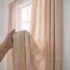 Cortinas Visillos de Lino Minimalistas Estilo Japonés, Filtran la Luz pero No Transparentes, Modelo Nuevo para Salones de Té y Casas de Huéspedes, Semi-Ocultantes, Cortinas Visillos de Algodón y Lino de Alta Calidad