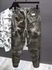 Roupa de trabalho camuflada, calças de trabalho duráveis e de corte folgado para canteiros de obras, adequadas para primavera, verão e outono, calças de trabalho masculinas