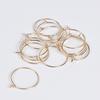 Joias Feitas à Mão DIY Acessórios para Brincos de Metal Brincos de Nove Caracteres Argola Redonda Brincos Grandes Material Taça de Vinho Brincos de Anel Mágico