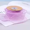 Cinturón de Gasa Cola de Pez con Borde Arrugado Accesorios para el Cabello de Lazo Flores Horneado Pastel Caja de Regalo Empaque Cinturón de Gasa Nieve con Borde Ondulado