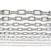 Aço inoxidável 304 corrente de anel longo anel curto corrente de elevação corrente para pendurar lustre corrente para cachorro de estimação fabricantes atacado