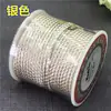 Cuerda Tejida a Mano de 2.5 mm Bedlin Resistente al Desgaste Patrón de Dragón Cuerda para Lanyard de Cera de Abeja Esmeralda DIY Cable