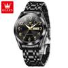 Reloj de Hombre Digital Automático Completo de Cuarzo Simple Marca Oris Olevs para Hombres de Mediana Edad y Mayores