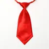 Corbata Pequeña Doble de Color Sólido Estilo Coreano para Mujer Negro vino tinto Camisa Corta Profesional Corbata para Uniforme Escolar Infantil