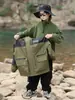 Chaqueta 3 en 1 para Niños 2025 Nueva Chaqueta Infantil Superior para Niños Mayores Moda Infantil con Capucha Primavera y Otoño