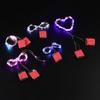 Luz LED personalizada luz quente bateria tipo botão fio de cobre fio de cobre string de luzes string de luzes de liga flash de flor luz colorida