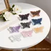 5cm Mariposa Cristal Natural Tallado Piedra Semipreciosa Pulsera Mariposa Colgante Accesorios Joyería DIY Venta al por mayor