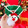 Exportaciones de comercio exterior explosiones mascota bufanda tejida de Navidad gato perro lindo bufanda de árbol de Navidad perro pequeño disponible