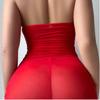 Comercio Exterior Transfronterizo Europeo y Americano Nueva Ropa Interior Sexy Malla Sexy para Mujer Hueca Transparente Falda para Cadera Camisón Traje Sexy