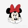 Calcomanías de Taza de Agua de Mickey y Minnie de Dibujos Animados, Calcomanías Decorativas Creativas Personalizadas Lindas, Calcomanías para Refrigerador, Impermeables y Sin Residuos de Pegamento