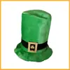 Sombrero de Fiesta Irlandés St. Trébol del Día de San Patricio con Sombrero de Barba Sombrero Alto Irlandés Sombrero de Actuación