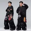 Ropa de Calle Moderna para Niños Hip Hop Moderna Genial Moda para Niños Conjunto Genial Niños Geniales hiphop Baile Batería Set de Baile Actuación